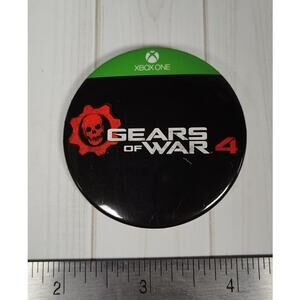 Gears of War 4 Xbox Button Pin for Hat, Lapel, Lanyard, Jacket or Backpack